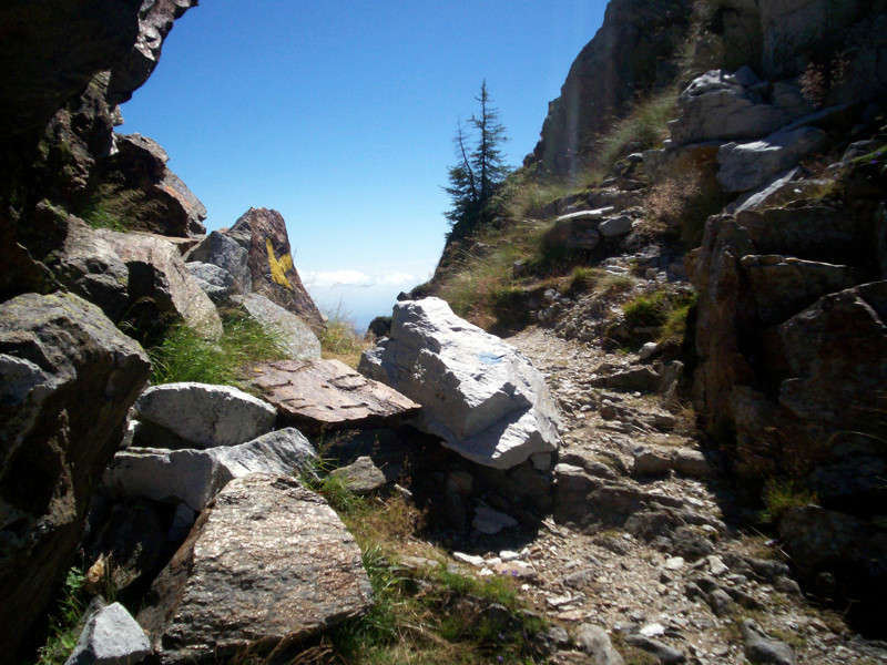 Colle Mologna piccola e lago Riazzale